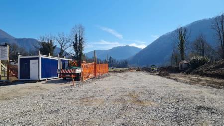 Obvoznica Tolmin_nasipanje trase (1)